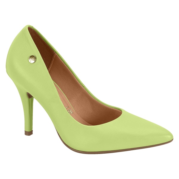 Elegante slingback Vizzano verde em pelica verde 994