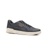 Sneaker aus Washed Blue Leder