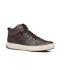 Stretch Leather Sneakers Dark Brown/Pull Up Conhaque